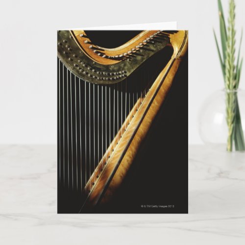 Sunlit Harp Card