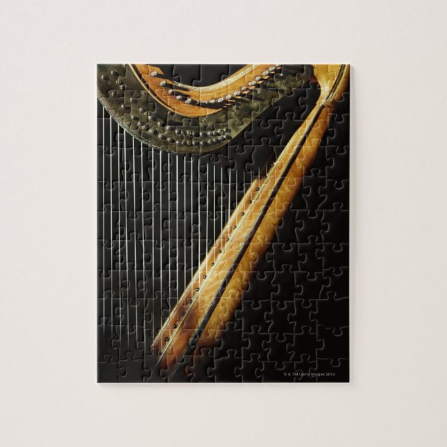 Sunlit Harp Jigsaw Puzzle (Vertical)