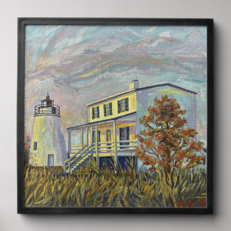 Sunlit Lighthouse Peel And Stick Photo Tile
