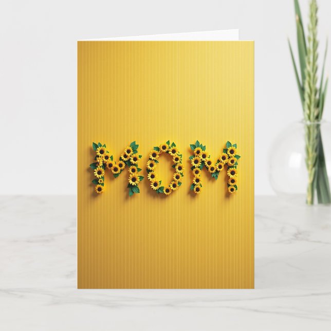 Sunlit Love Message Card (Front)