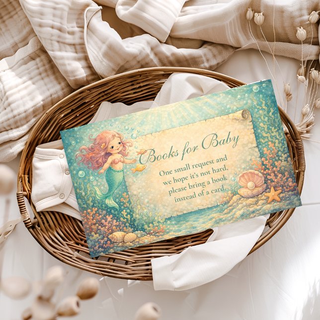 Sunlit Mermaid Reef Books for Baby Enclosure Card (Creator Uploaded)