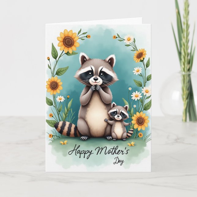 Sunlit Mothers Day Wishes Card (Front)
