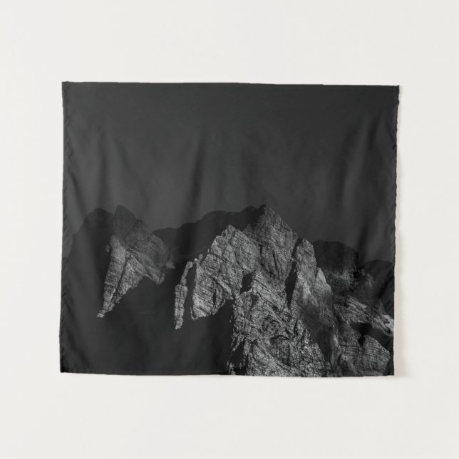 Sunlit mountains tapestry (Front (Horizontal))