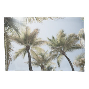 Sunlit Palm Jungle #1 #tropical #wall #art Pillow Case
