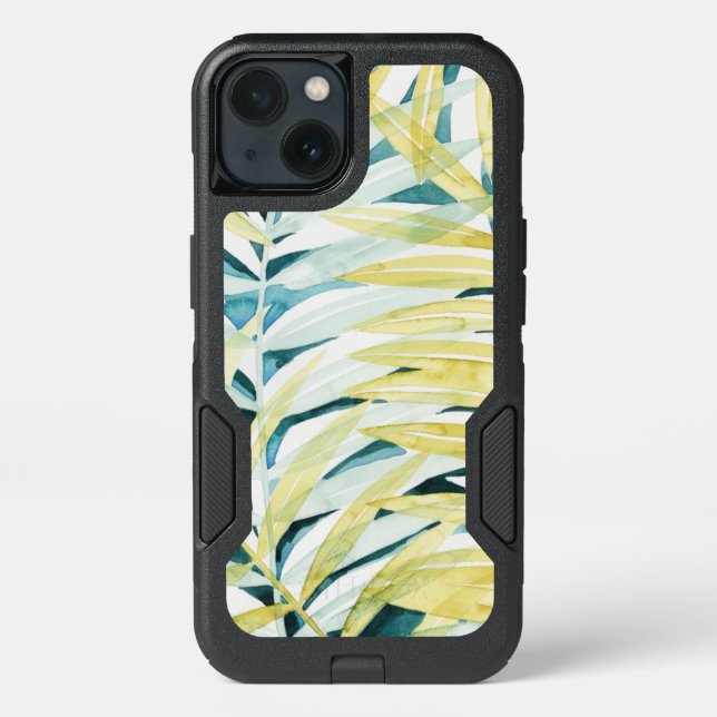 Sunlit Palms - Palm Tree Leaves Otterbox iPhone Case (Back)