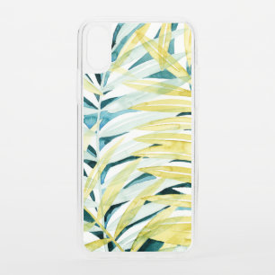 Sunlit Palms - Palm Tree Leaves iPhone XS Case