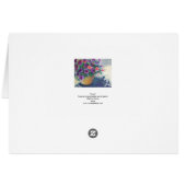 sunlit Petunias Cards (Back Horizontal)