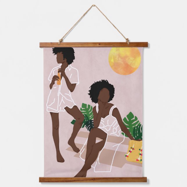 Sunlit Queens Hanging Tapestry (Front)