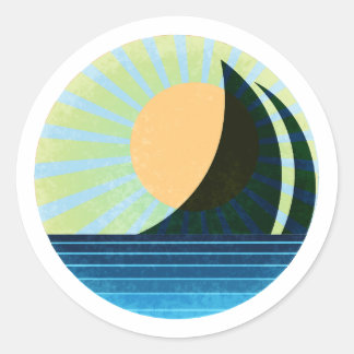 Sunlit Sail Sticker Yellow