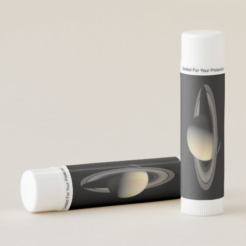 Sunlit Saturn Gas Giant Planet by Cassini Lip Balm