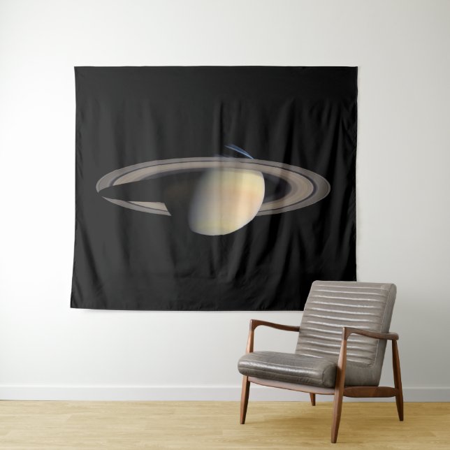 Sunlit Saturn Gas Giant Planet by Cassini Tapestry (In Situ (Horizontal))