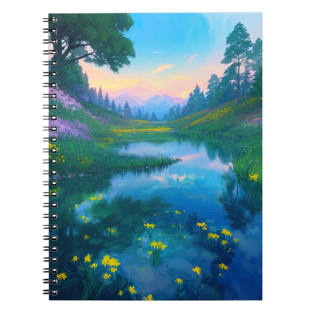 Sunlit Splendor in the Swamp Notebook (Front)