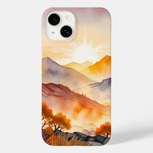 Sunlit Trees and Shadowed Valleys Case-Mate iPhone 14 Case