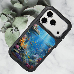 Sunlit Tropical Underwater Coral Reef iPhone 17 Pro Case
