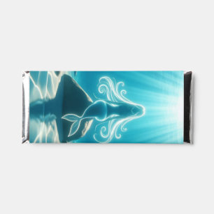 Sunlit, underwater mermaid hershey bar favors
