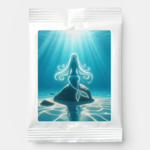 Sunlit, underwater mermaid lemonade drink mix