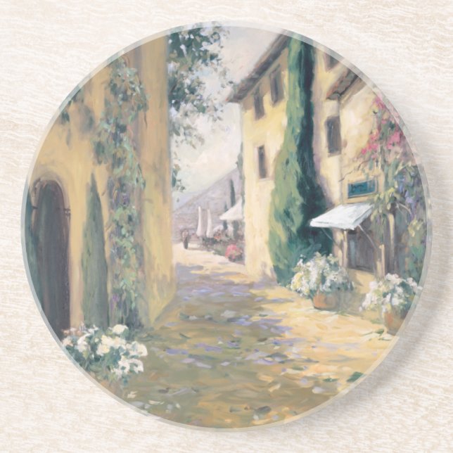Sunlit Villa I Drink Coaster (Front)