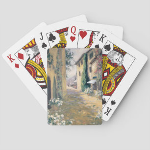 Sunlit Villa I Poker Cards