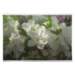 Sunlit White Azaleas Beautiful Spring Flowers Cloth Placemat