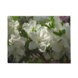 Sunlit White Azaleas Beautiful Spring Flowers Doormat