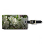 Sunlit White Azaleas Beautiful Spring Flowers Luggage Tag