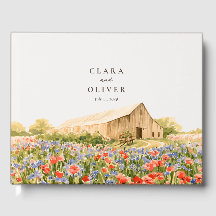 Sunlit Wildflower Meadow Barn Provence Wedding