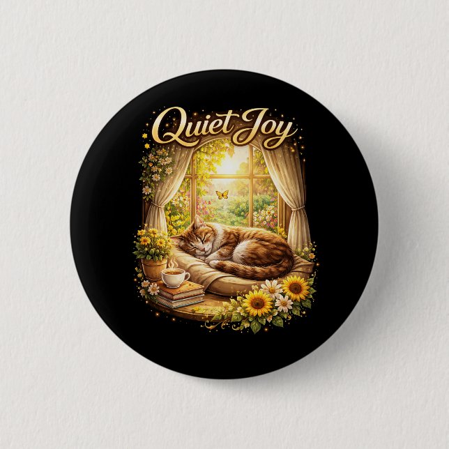 Sunlit Window Dreams Button (Front)