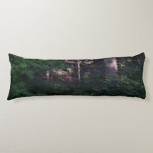 Sunlit Woods Camouflage Body Pillow