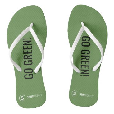 Sunmoney GO GREEN! Flip Flops Sunmoney GO GREEN! Flip Flops
