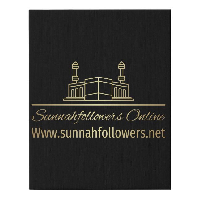 Sunnahfollowers Wall Art (Front)