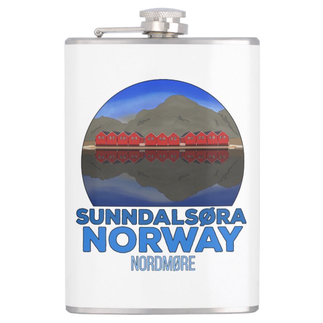 Sunndalsøra Nordmøre Norway Flask (Front)