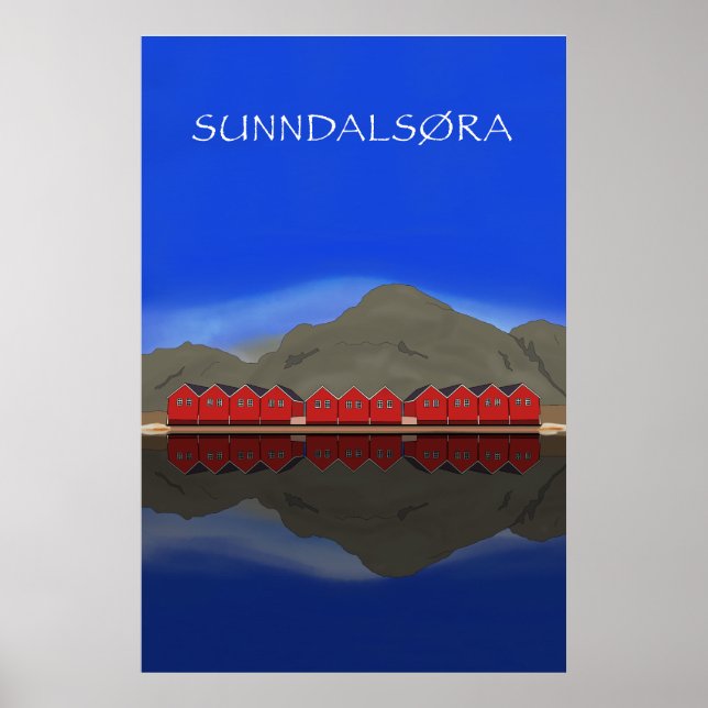 Sunndalsøra Nordmøre Norway Poster (Front)