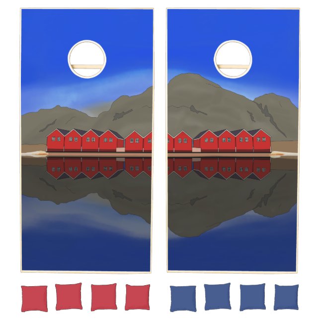 Sunndalsøra Norway Cornhole Set (Set)