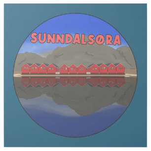 Sunndalsøra Norway Gallery Wrap