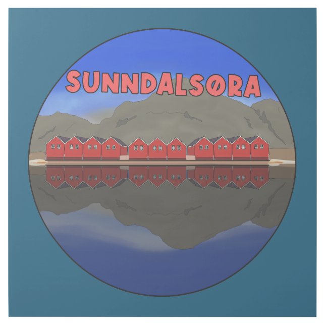 Sunndalsøra Norway Gallery Wrap (Front)