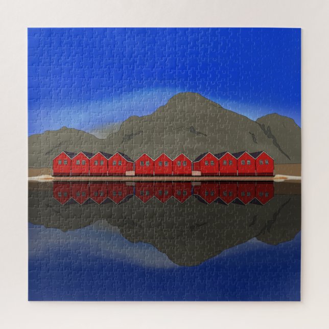 Sunndalsøra Norway Jigsaw Puzzle (Vertical)