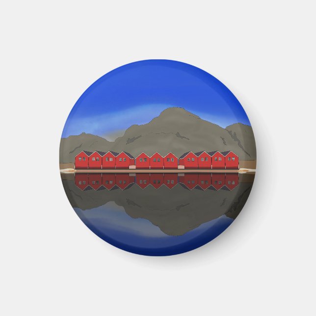 Sunndalsøra Norway Magnet (Front)