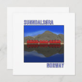 Sunndalsora Norway Scandinavian Poster (Front/Back)