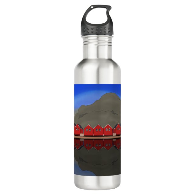 Sunndalsøra Norway Stainless Steel Water Bottle (Front)