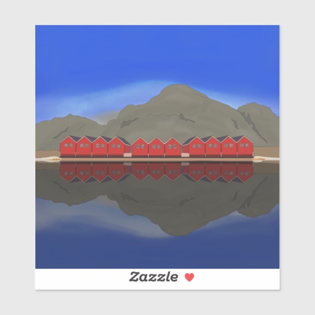 Sunndalsøra Norway Sticker (Sheet)