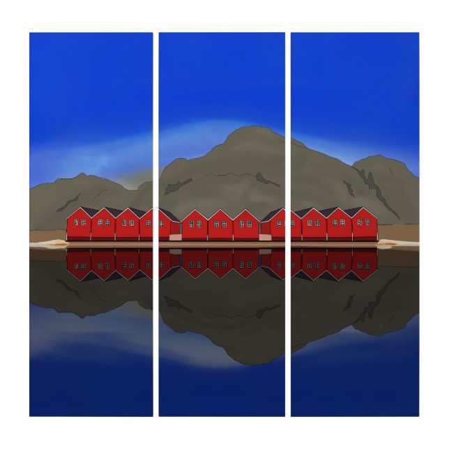 Sunndalsøra Norway Triptych (Front)