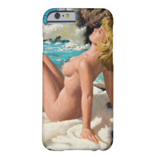 Sunning Herself Pin Up Art Barely There iPhone 6 Case