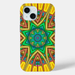 Sunny Abstract Kaleidoscope iPhone 15 Case
