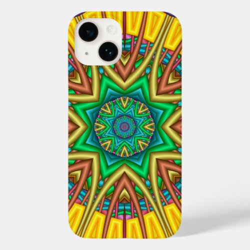 Sunny Abstract Kaleidoscope Case_Mate iPhone 14 Case