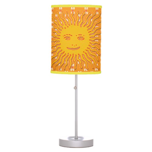 Sunny Adorable Lamp with Sunshine Lampshade