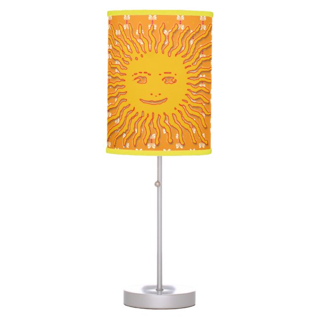 Sunny Adorable Lamp with Sunshine Lampshade (Front)