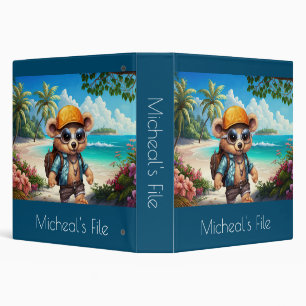Sunny Adventures with Beachy Bear - Ready for Fun 3 Ring Binder