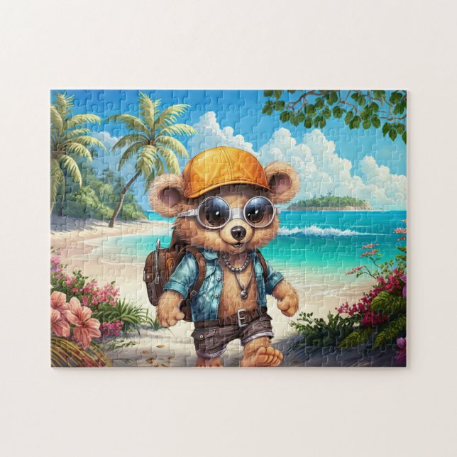 Sunny Adventures with Beachy Bear - Ready for Fun Jigsaw Puzzle (Horizontal)