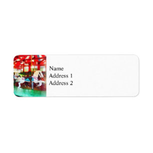 Sunny Afternoon on the Carousel Label