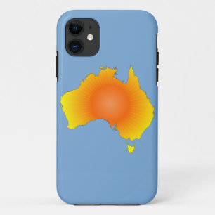 Sunny Australia Map iPhone 11 Case